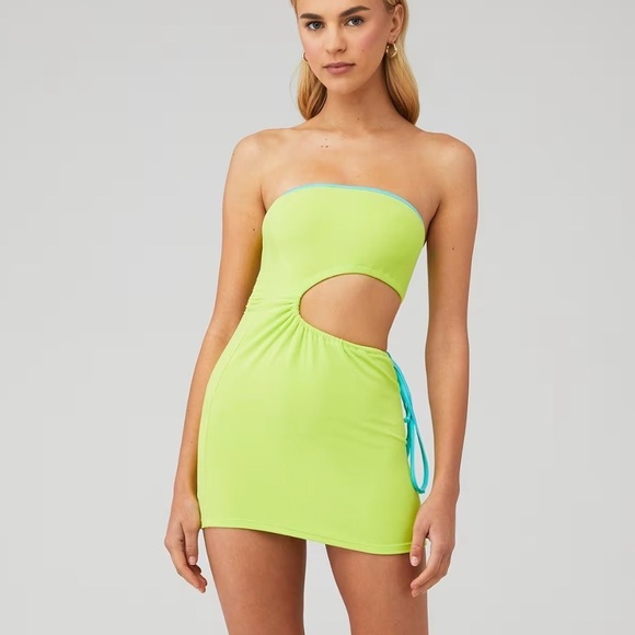 Frankie’s Bikinis Renee Terry Dress - Picture 1 of 6